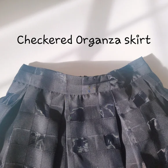 🍋2 for $20🍋Black Organza skirt Small - Picture 4 of 8